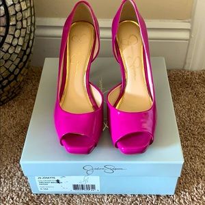 Jessica Simpson Josette peep toe pumps
